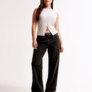 Curve Love X Long Black Jeans